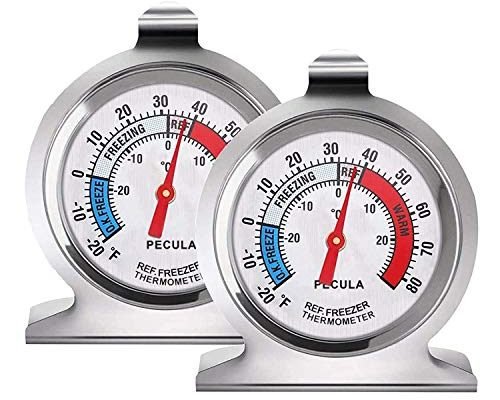2 Pack Refrigerator Thermometer