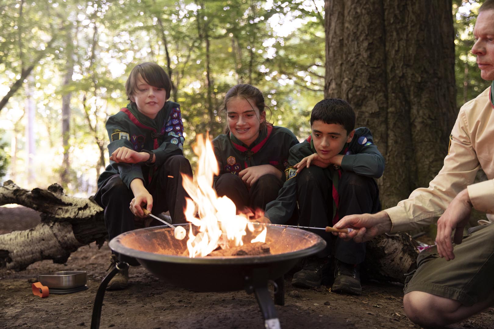 Lifestyle boy scouts woods