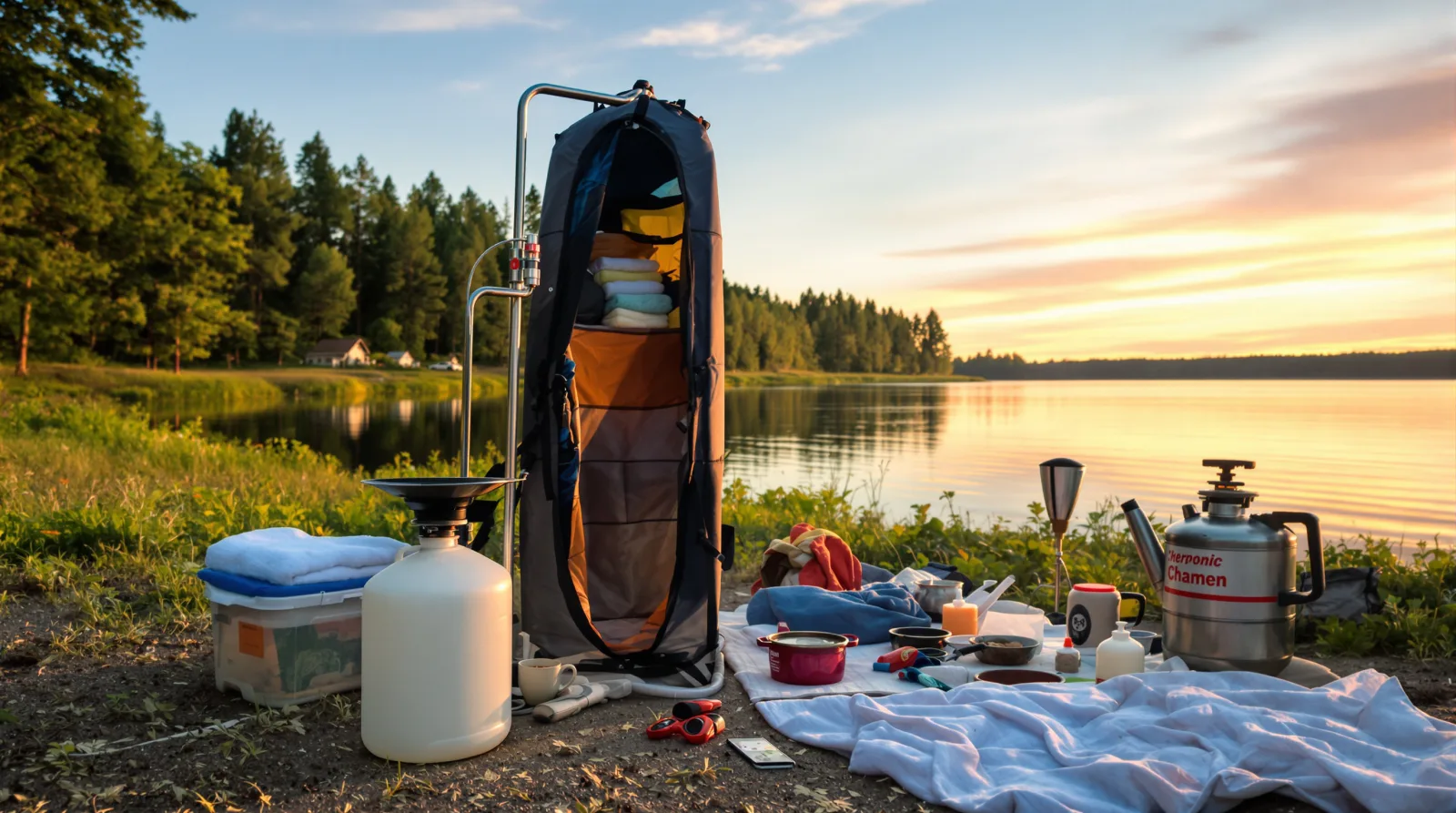 Best Camping Shower for Campgrounds, Truck Camping and Off Grid Rinses