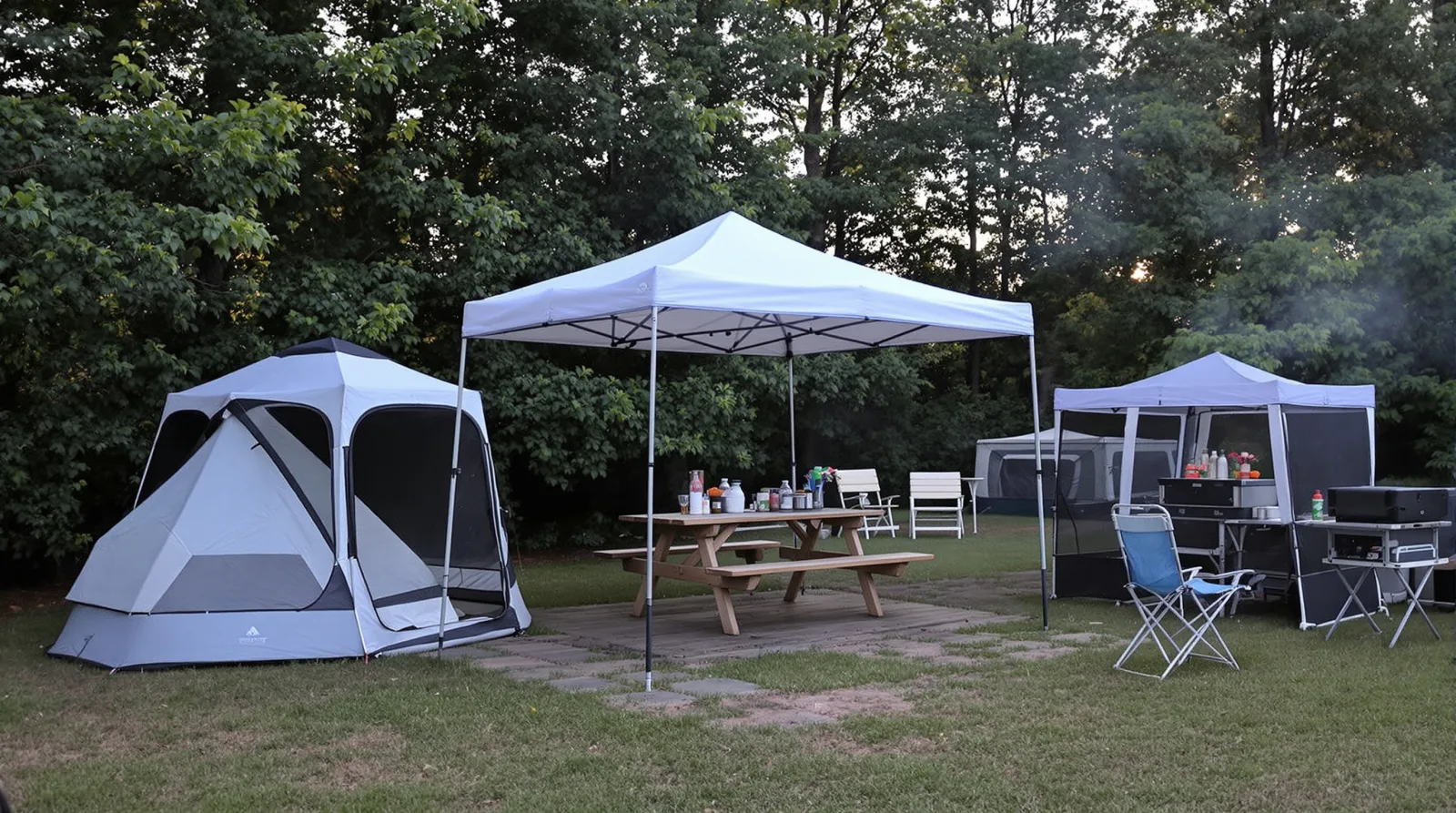 Best Camping Canopies for Shade, Bugs, Rain, and Busy Campsites