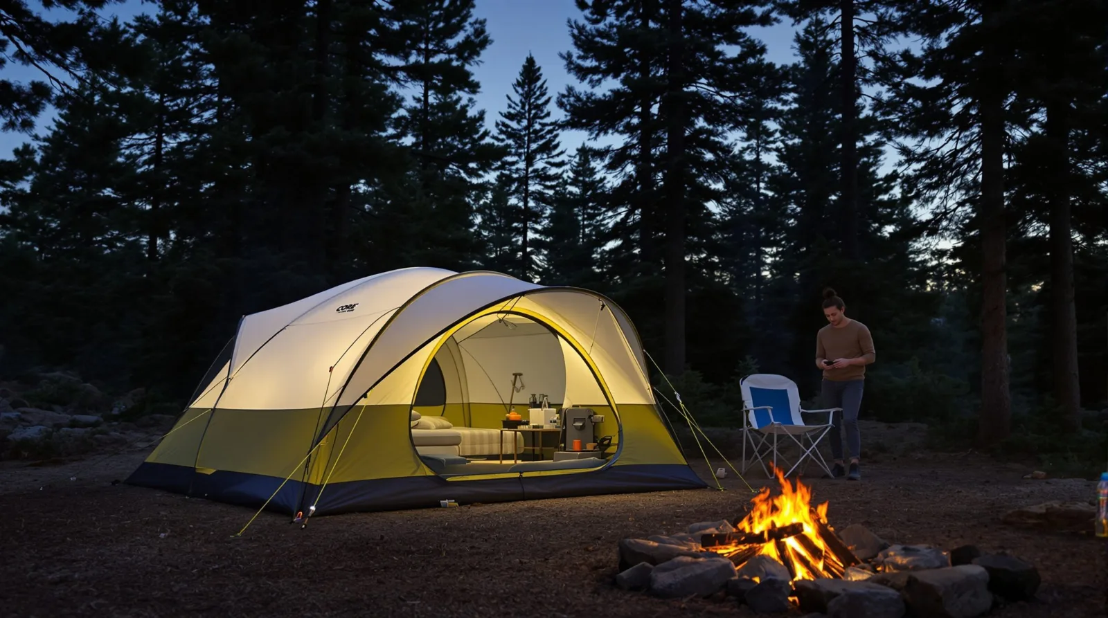 CORE 10 Person Lighted Instant Cabin Tent Review