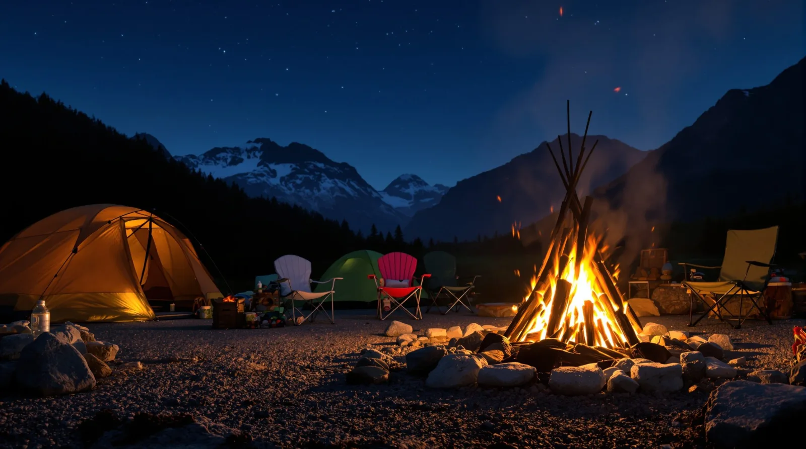 How To Keep A Campfire Going All Night