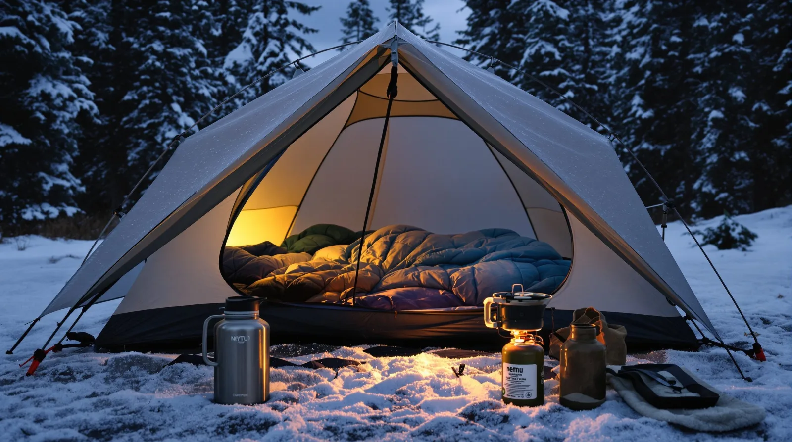 How to Stay Warm While Camping in a Tent