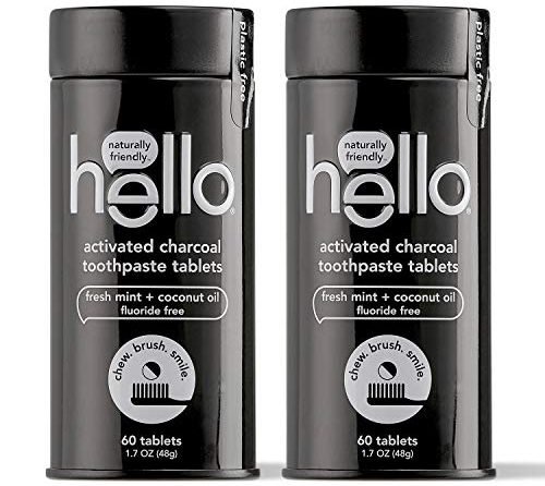 hello Activated Charcoal Toothpaste Tablets
